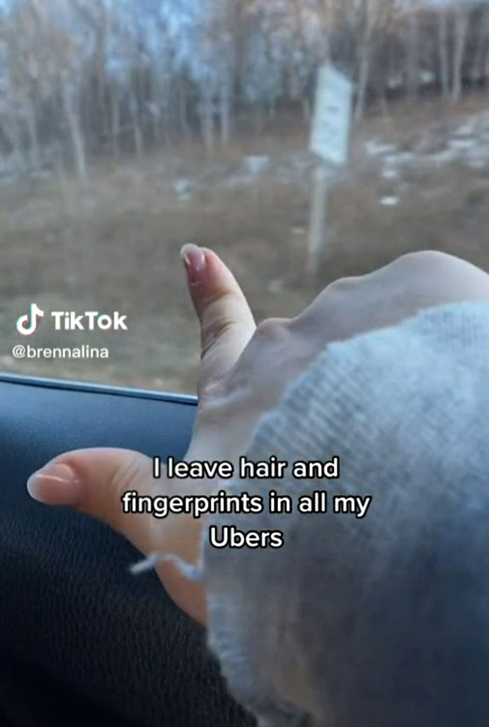 Women Are Sharing How They Intentionally Leave Hair And Fingerprints In Taxis As Evidence, And It's An Eye-Opening Reality Check Women Are Sharing How They Intentionally Leave Hair And Fingerprints In Taxis As Evidence, And It's An Eye-Opening Reality Check