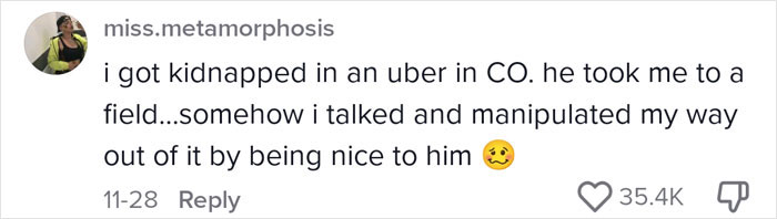 Women Are Sharing How They Intentionally Leave Hair And Fingerprints In Taxis As Evidence, And It's An Eye-Opening Reality Check Women Are Sharing How They Intentionally Leave Hair And Fingerprints In Taxis As Evidence, And It's An Eye-Opening Reality Check