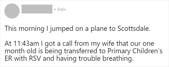 Dad Posts How He Had To Choose Work Over His Sick Baby In Hopes For Compassion And Support, Gets A Reality Check Instead Dad Posts How He Had To Choose Work Over His Sick Baby In Hopes For Compassion And Support, Gets A Reality Check Instead