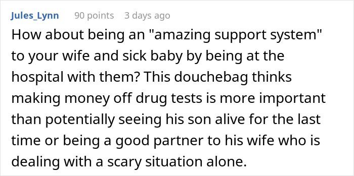 Dad Posts How He Had To Choose Work Over His Sick Baby In Hopes For Compassion And Support, Gets A Reality Check Instead Dad Posts How He Had To Choose Work Over His Sick Baby In Hopes For Compassion And Support, Gets A Reality Check Instead