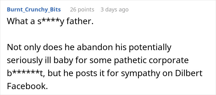Dad Posts How He Had To Choose Work Over His Sick Baby In Hopes For Compassion And Support, Gets A Reality Check Instead Dad Posts How He Had To Choose Work Over His Sick Baby In Hopes For Compassion And Support, Gets A Reality Check Instead