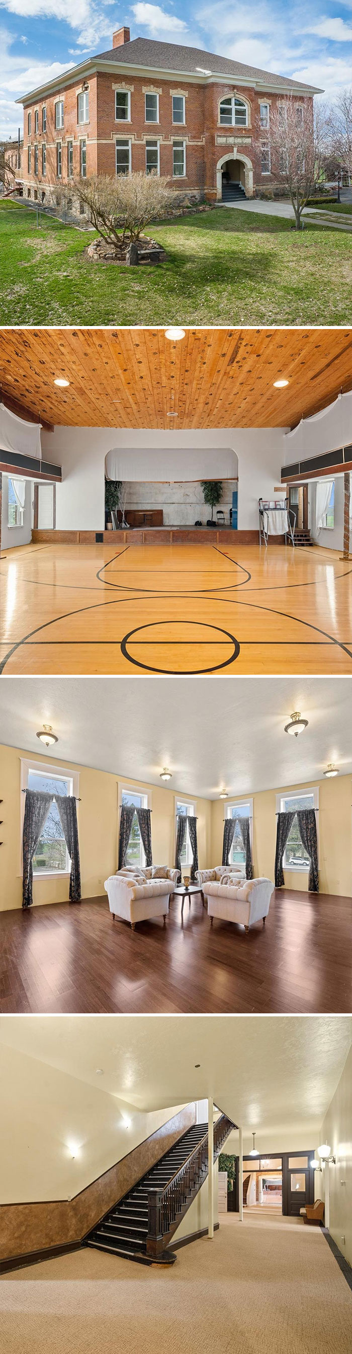 If You Have Ever Wanted To Live In A Converted Schoolhouse With An Attached Gymnasium/Theater Today Is Your Lucky Day Because For Only $699,000 This Latah, Wa Home Is Calling Your Name. The Home Has Over 8,700 Sq Ft On 1.43 Acres. 5 Bd, 6 Ba. 1.43 Acres