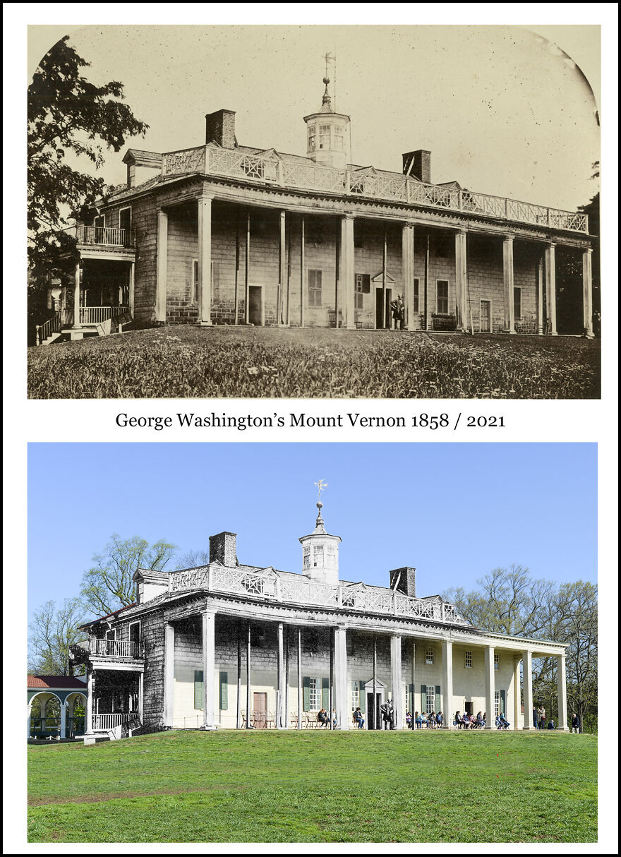 George Washington's Mount Vernon 1858 / 2021