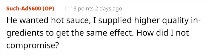 Guy Doesn't Allow Sister's BF To Ruin His Italian Dish With Asian Hot Sauce, Drama Ensues Guy Doesn't Allow Sister's BF To Ruin His Italian Dish With Asian Hot Sauce, Drama Ensues