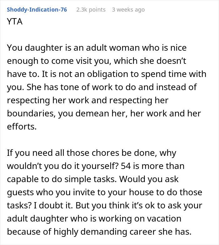 "She's Sitting On A Computer All Day": Dad Thinks His Work Is More Important Than Daughter's, Gets A Reality Check Online