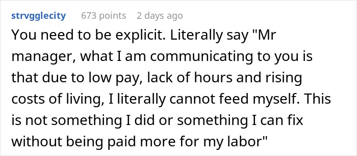 Employees are scolded for coming to work hungry even though they can't afford food