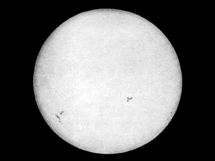 The First Sun Photograph (1845)
