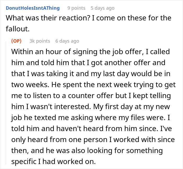 Burned-Out Employee Asks For A Pay Raise, Is Told To ‘Go Get Another Offer’ And He Maliciously Complies Burned-Out Employee Asks For A Pay Raise, Is Told To ‘Go Get Another Offer’ And He Maliciously Complies