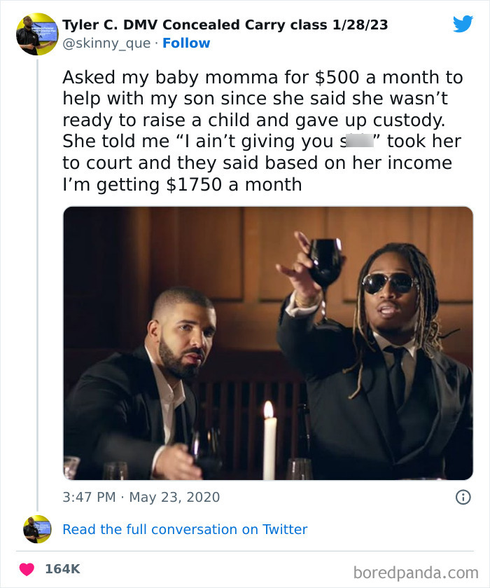 Asked My Baby Momma For $500 A Month