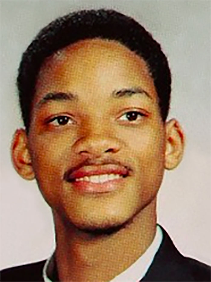 Picture of Will Smith in yearbook
