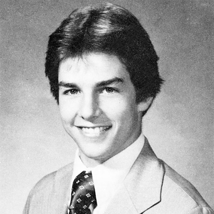 Picture of Tom Cruise in yearbook