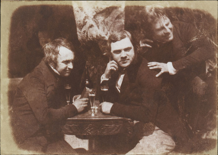 First Photograph Of People Drinking (1844)
