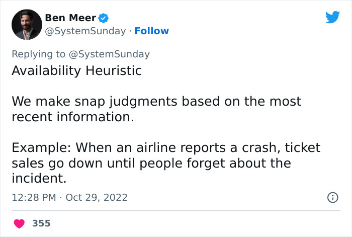 People Are Fascinated By This Thread Pointing Out Common Errors In Thinking Caused By These 12 Cognitive Biases People Are Fascinated By This Thread Pointing Out Common Errors In Thinking Caused By These 12 Cognitive Biases