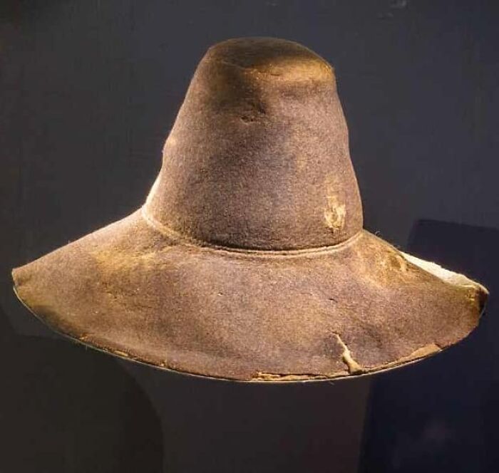 This Is A 600-Year-Old Medieval Hat Which Was Found In Lappvattnet, Sweden