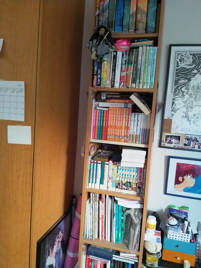 There Are More Books Behind The Front Row. And That Is Only My Small Library In My Room
