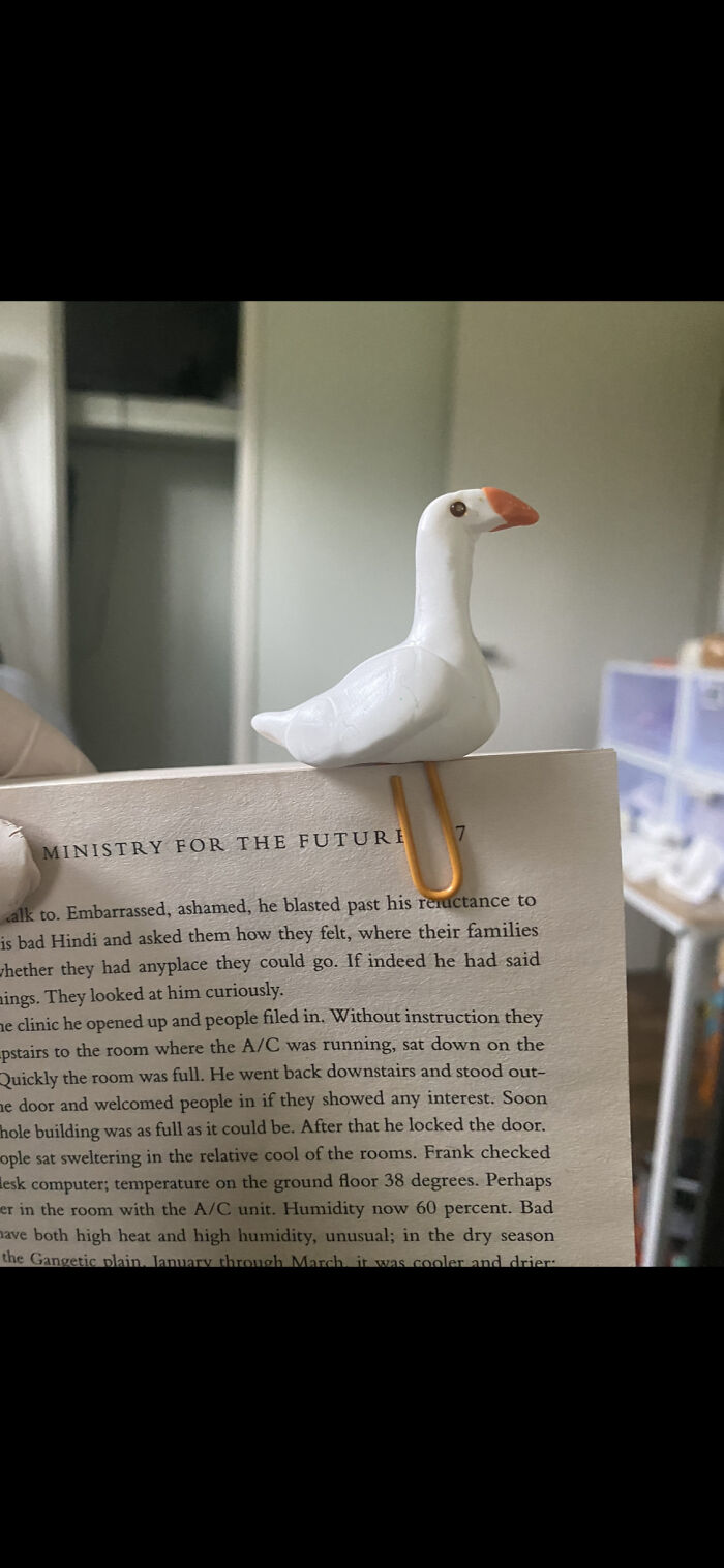 I Made A Goose Bookmark