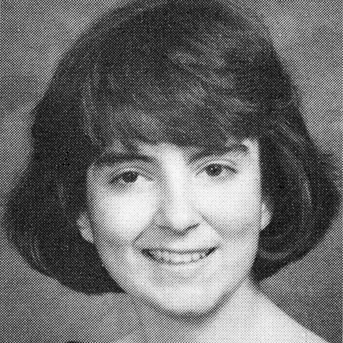 Picture of Tina Fey in yearbook