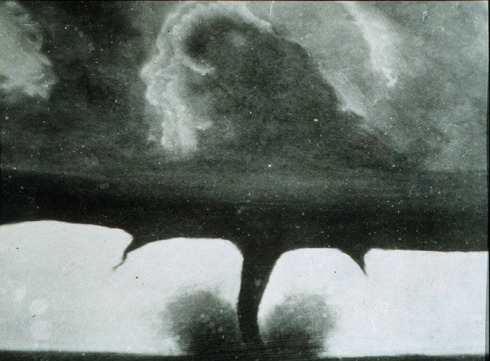 First Photograph Of A Tornado (1884)