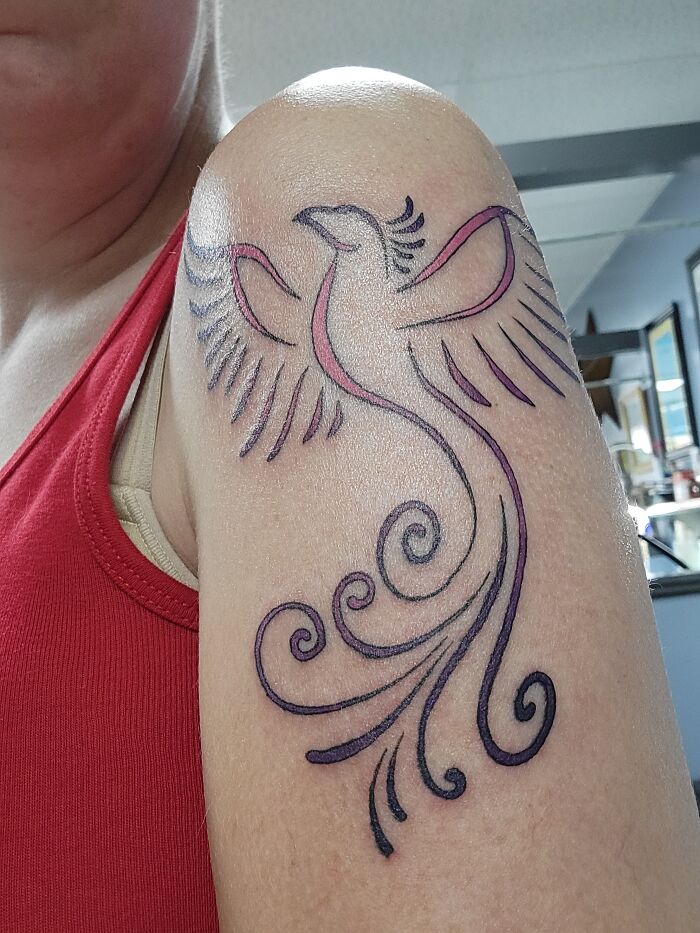Got This After My Bout With Cancer. It Was Strong... I Was Stronger. Area 51 Tattoo, N. Illinois