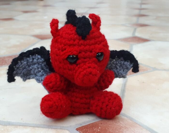 Wee Red Dragon For My Son Who Moved To Wales
