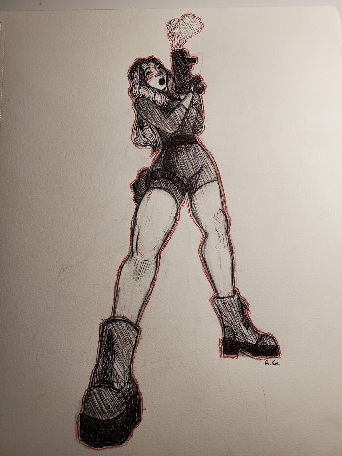 Not My Favorite, But I Like How It Turned Out. I'm Working On Perspective. :)