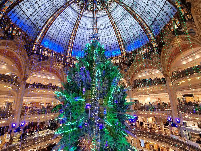 A Recent Pic From Christmas. I Like It. Lafayette Galleries In Paris