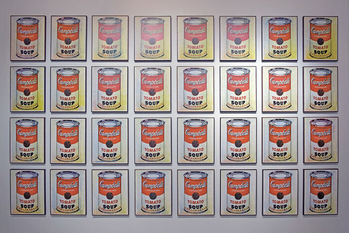 32 Campbell's Soup Cans By Andy Warhol