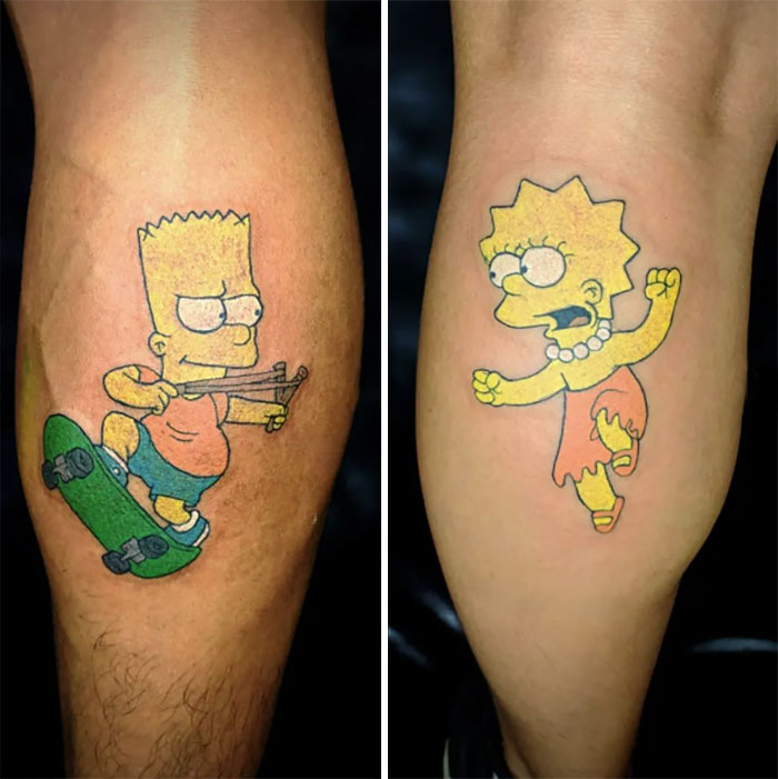 The Simpsons 200 the best tattoos ever  iNKPPL