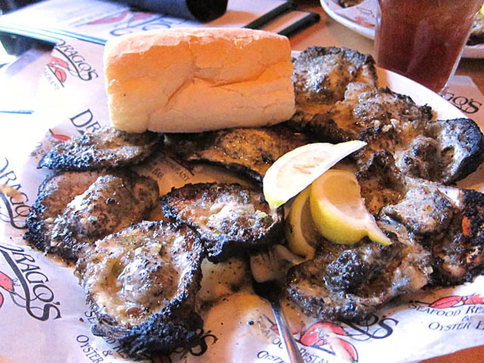 Charbroiled Oyster Appetizer