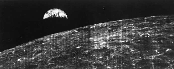 First Photograph Of The Earth From The Moon (1966)
