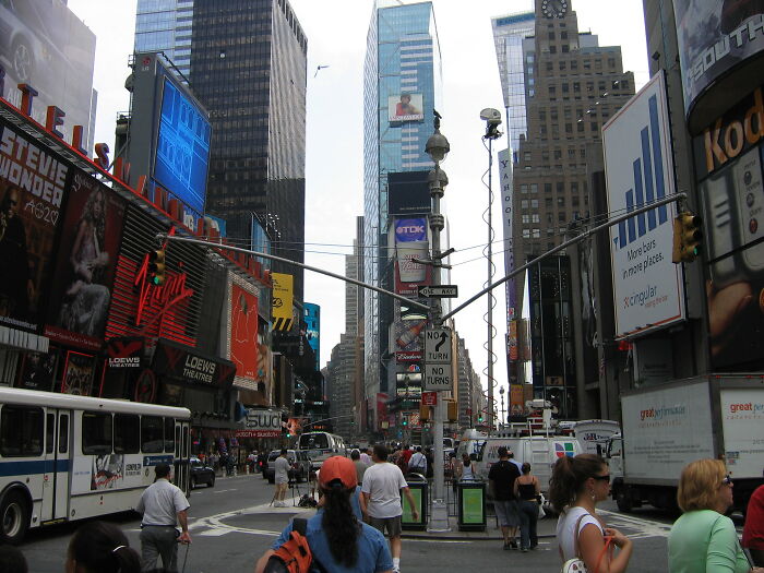 Time square in the day 