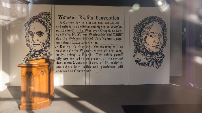 Picture of a Woman's right's convention letter 