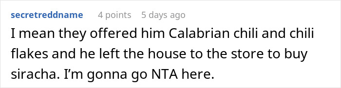 Guy Doesn't Allow Sister's BF To Ruin His Italian Dish With Asian Hot Sauce, Drama Ensues Guy Doesn't Allow Sister's BF To Ruin His Italian Dish With Asian Hot Sauce, Drama Ensues