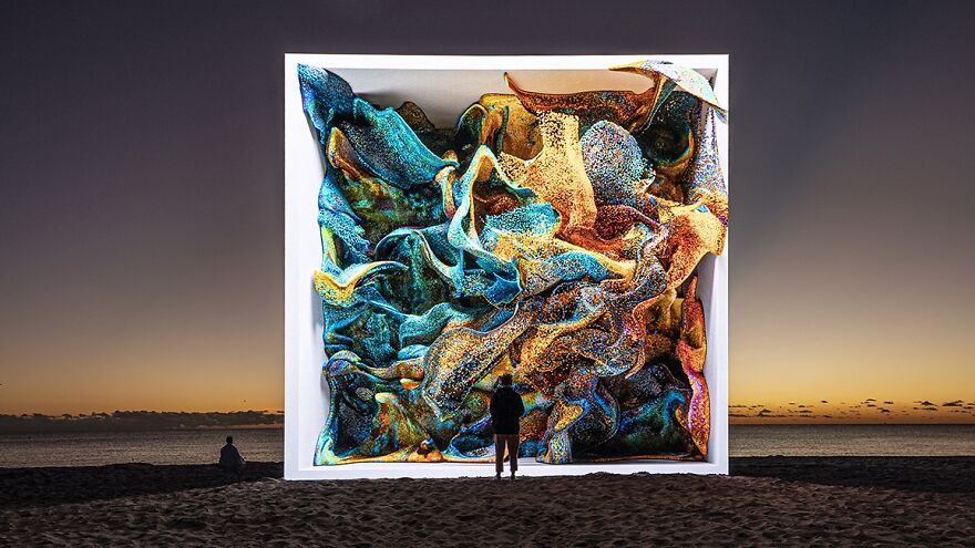 Machine Hallucinations: Coral - Temporary Exhibitions / Exhibition Design By Refik Anadol Studio , United States