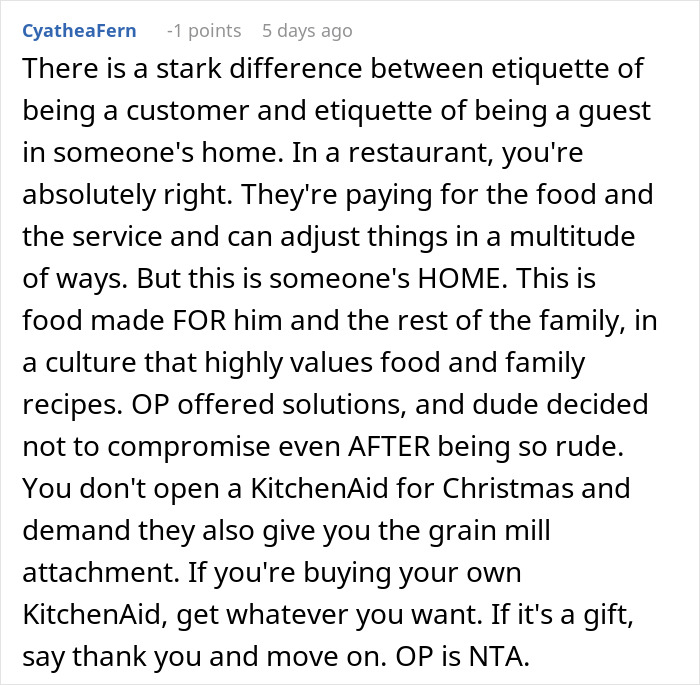 Guy Doesn't Allow Sister's BF To Ruin His Italian Dish With Asian Hot Sauce, Drama Ensues Guy Doesn't Allow Sister's BF To Ruin His Italian Dish With Asian Hot Sauce, Drama Ensues