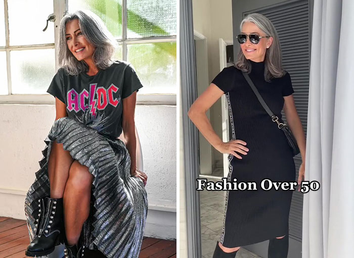 “I Am Determined To Age Like This”: People Online Are Applauding This Woman For Going Against The Current And Redefining How Women In Their 50s Should Look