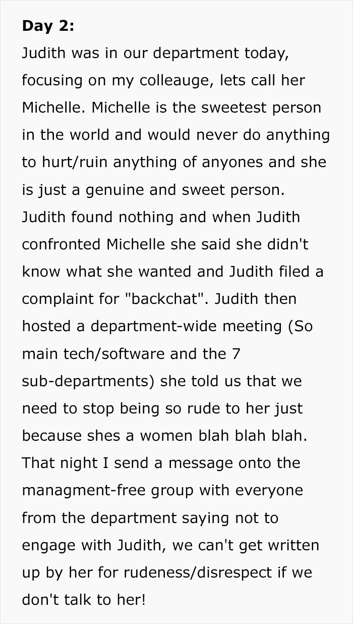 Toxic Manager Screws Herself Over By Suspending Almost All Employees For Not Engaging In Conversation, Gets Fired Toxic Manager Screws Herself Over By Suspending Almost All Employees For Not Engaging In Conversation, Gets Fired