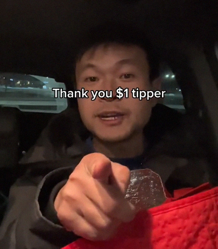 "thank you $1 tipper": A DoorDash employee ate a customer's order because he received a $1 tip