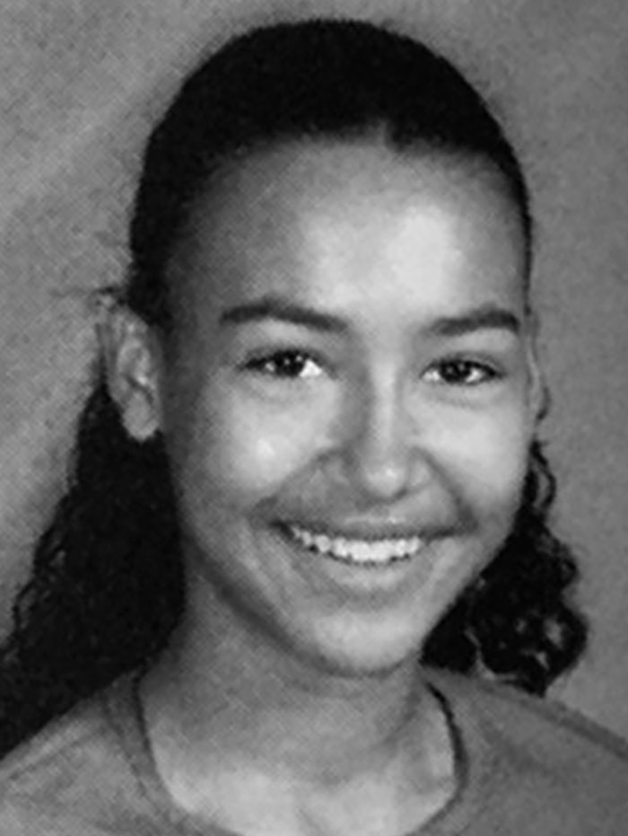 Picture of Naya Rivera in yearbook