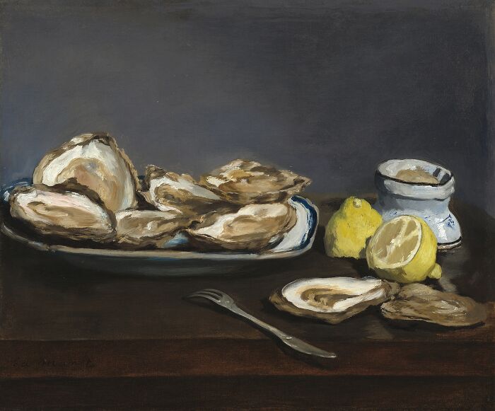 Oysters By Édouard Manet