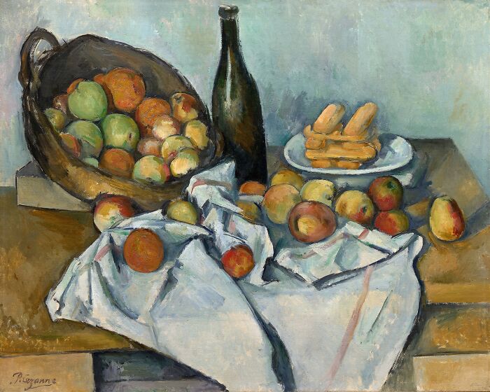 The Basket Of Apples By Paul Cézanne