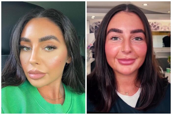 Photo Posted By Influencer vs. A Still From A Brand's Video Featuring Her