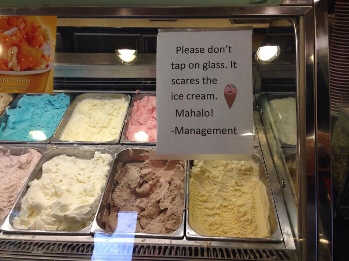My Local Cold Stone Has A Good Sence Of Humor
