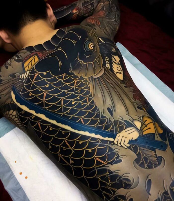 In Utter Awe At This Japanese Back Piece Done By South Korean Artist, Zumiism