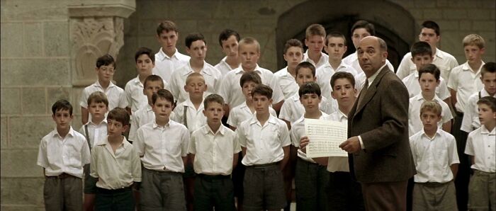 Film shot from the movie Les Choristes