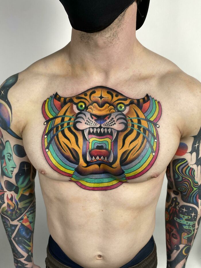 Tiger (+ Sleeves) By Me, David Peyote