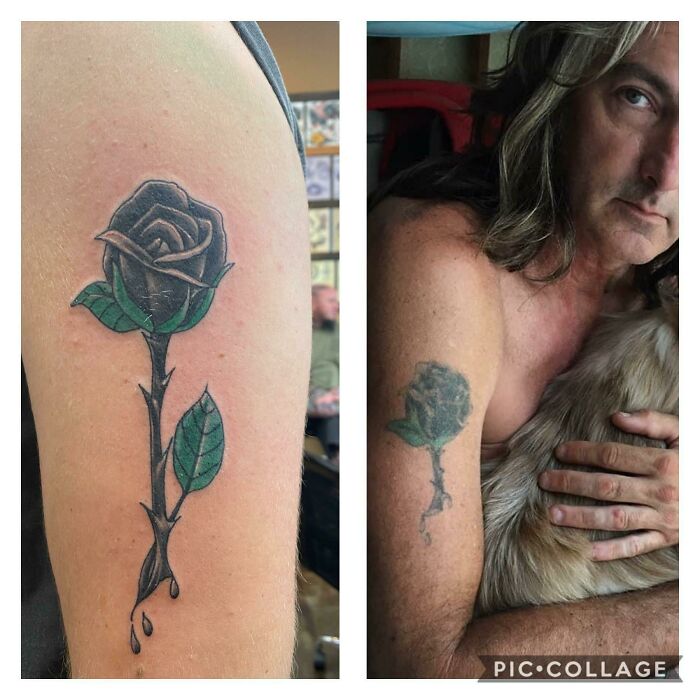 My Father Passed Away Almost Two Months Ago. Today Is His Birthday And He Always Wanted Us To Have Matching Tattoos