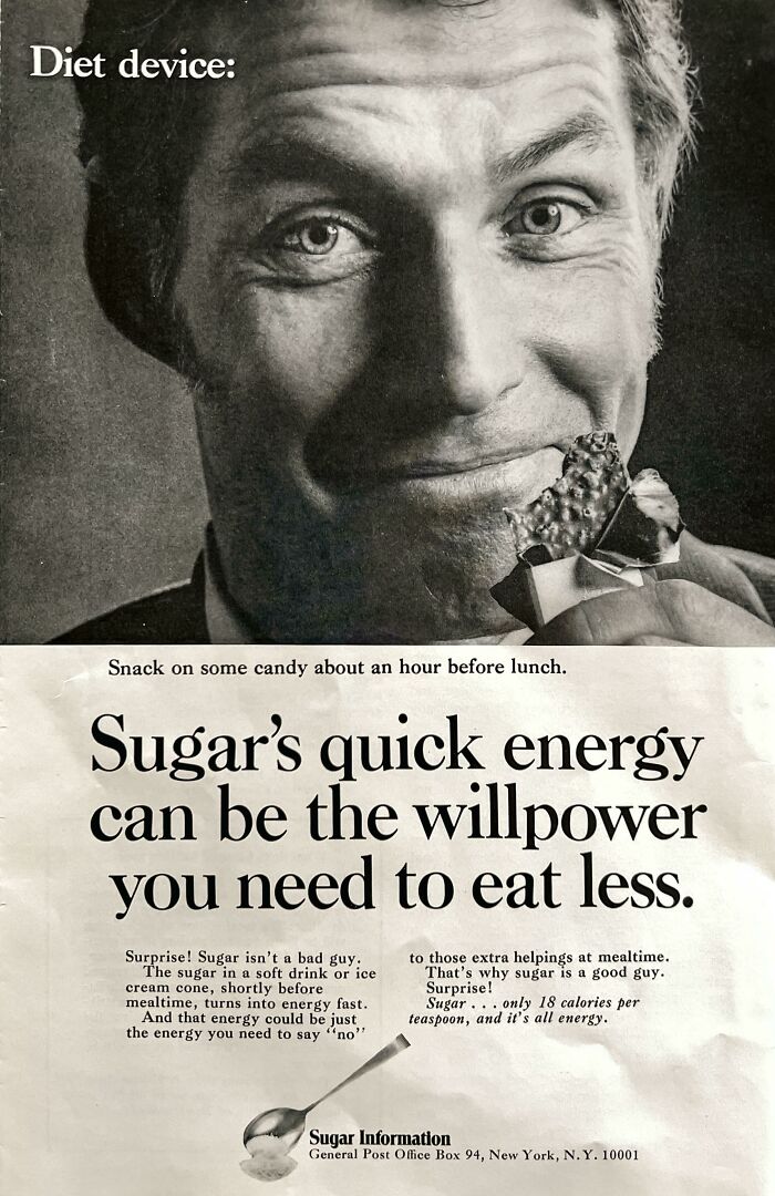 Sugar As Diet Aid 1971
