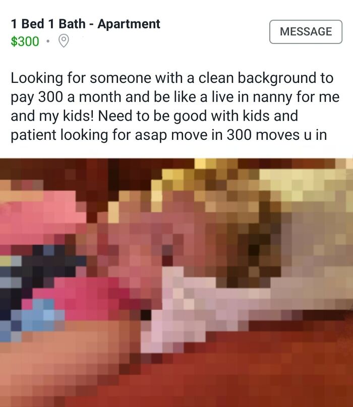 You Pay Them $300 To Nanny