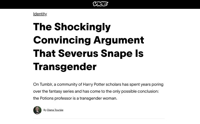 This Harry Potter Fan Theory From 2017 That Actually Got Its Own Vice Article
